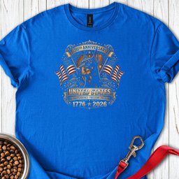 Doberman 250 USA Anniversary T Shirt Gift For Dog Lover