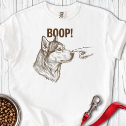 Husky Boop Premium Tee Gift For Dog Lover