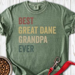 Great Dane Grandpa Premium Tee Gift For Grandpa