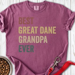 Great Dane Grandpa Premium Tee Gift For Grandpa