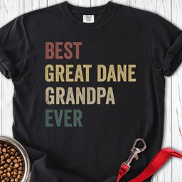 Great Dane Grandpa Premium Tee Gift For Grandpa