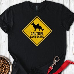 German Shepherd Landshark T Shirt Gift For Dog Lover