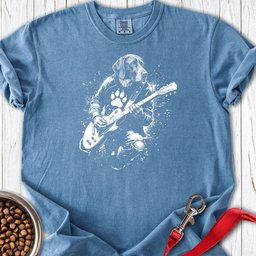 English Pointer Guitar Premium Tee Gift For Dog Lover