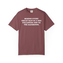 Great Man Dog Bathroom Premium Tee Gift For Dog Lover