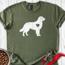 Golden Retriever Love T Shirt Gift For Dog Lover
