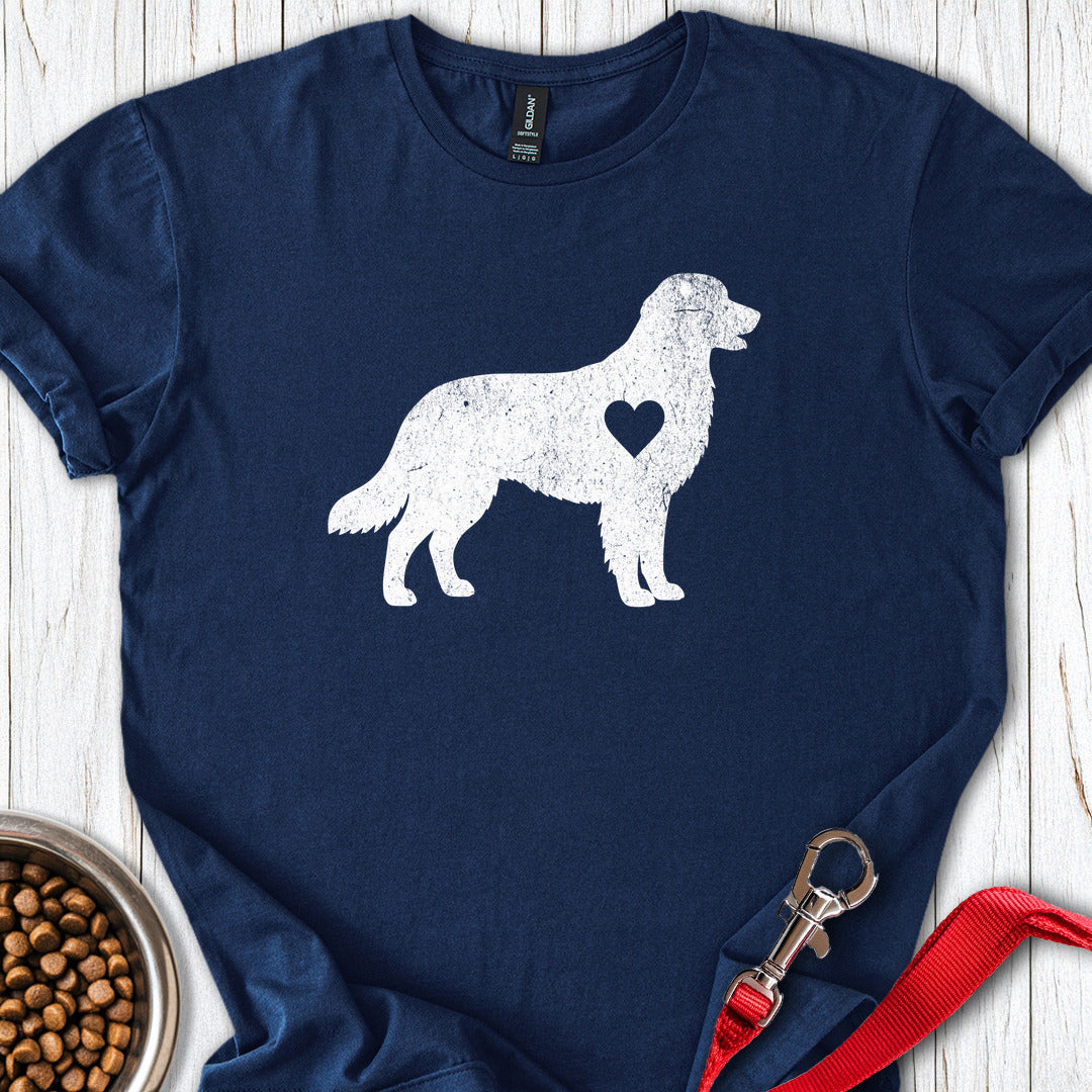 Golden Retriever Love T Shirt Gift For Dog Lover