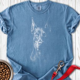 Doberman Engraved Premium Tee Gift For Dog Lover