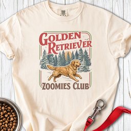Golden Retriever Zoomies Premium Tee Gift For Dog Lover