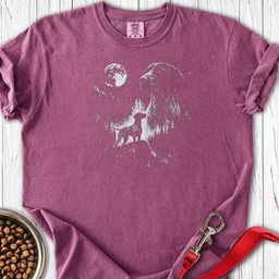 German Shorthaired Pointer Moon Premium Tee Gift For Dog Lover