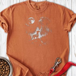 German Shorthaired Pointer Moon Premium Tee Gift For Dog Lover