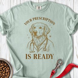 Golden Retriever Therapy T Shirt Gift For Dog Lover