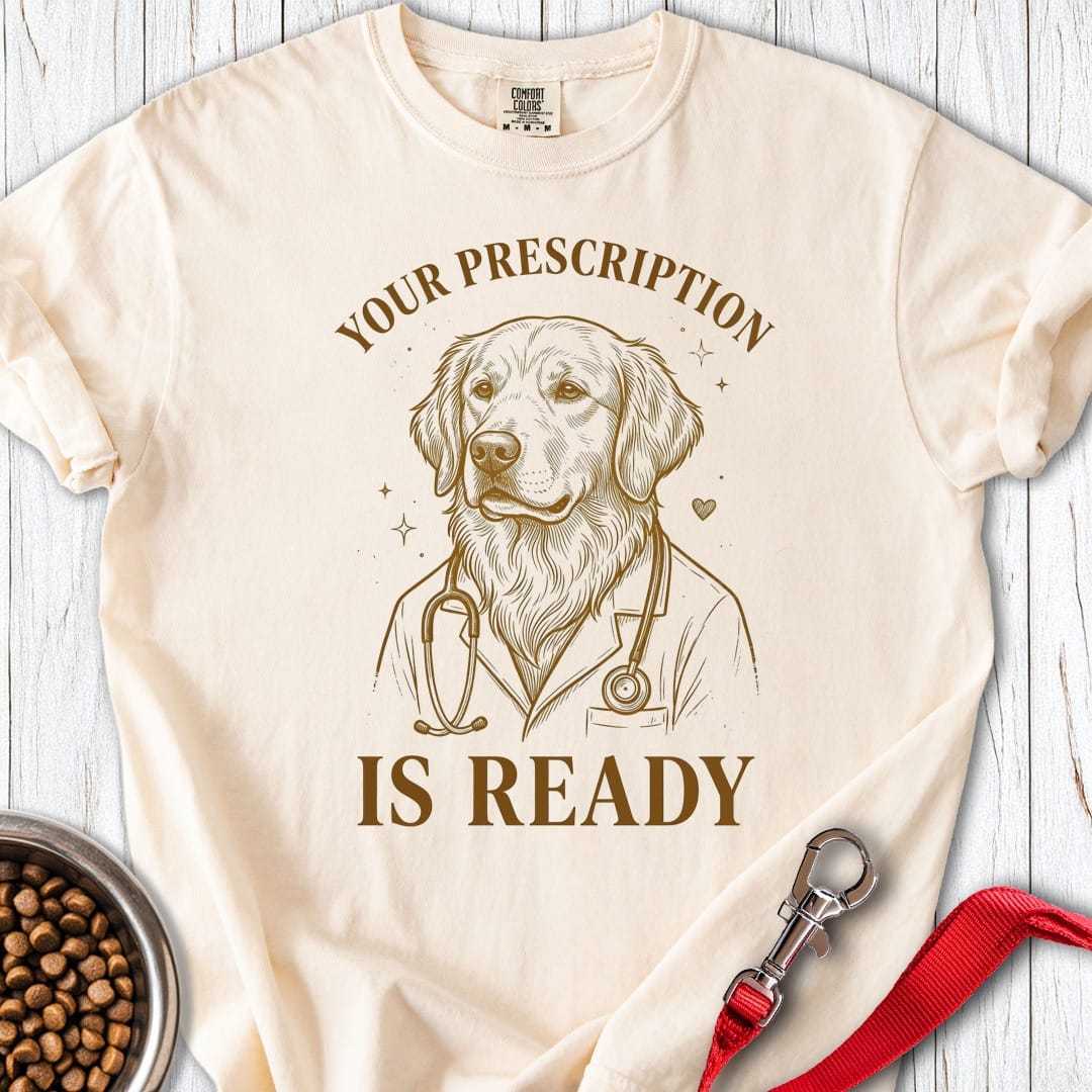 Golden Retriever Therapy T Shirt Gift For Dog Lover