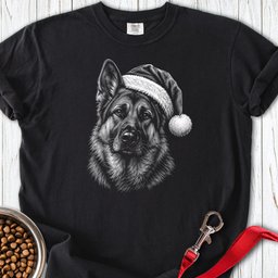 German Shepherd Christmas Premium Tee Gift For Dog Lover