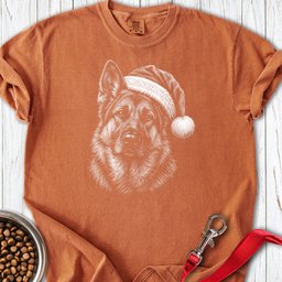 German Shepherd Christmas Premium Tee Gift For Dog Lover