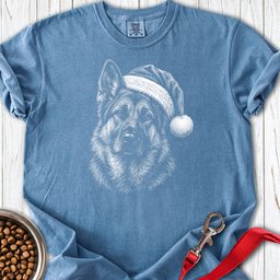German Shepherd Christmas Premium Tee Gift For Dog Lover