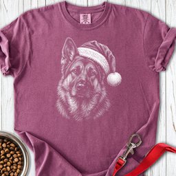 German Shepherd Christmas Premium Tee Gift For Dog Lover