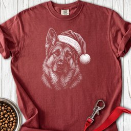 German Shepherd Christmas Premium Tee Gift For Dog Lover