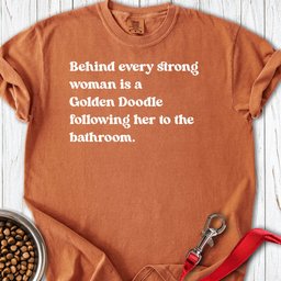 Golden Doodle Strong Woman Premium Tee Gift For Women