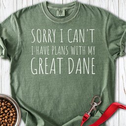 I Have Plans With My Great Dane Premium Tee Gift For Dog Lover