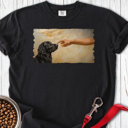God Creates Flat Coated Retriever Premium Tee Gift For Dog Lover