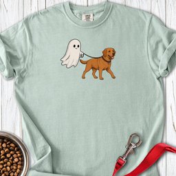 Fox Red Labrador Ghost Halloween Premium Tee Gift For Dog Lover