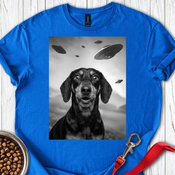 Dachshund Ufo T Shirt Gift For Dog Lover