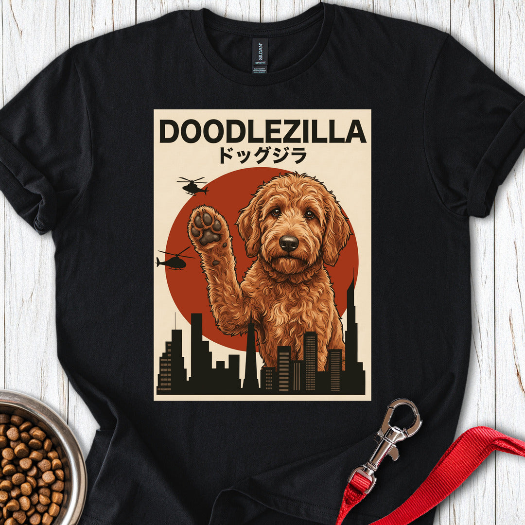 Golden Doodle Doodlezilla T Shirt Gift For Dog Lover