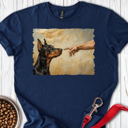 God Creates Doberman Pinscher T Shirt Gift For Dog Lover
