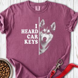 Husky Car Keys Premium Tee Gift For Dog Lover