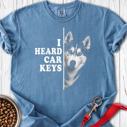 Husky Car Keys Premium Tee Gift For Dog Lover
