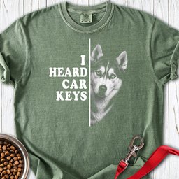 Husky Car Keys Premium Tee Gift For Dog Lover