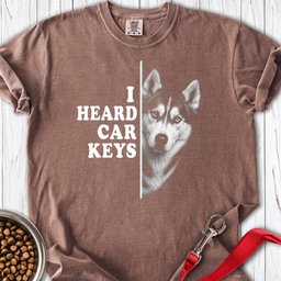 Husky Car Keys Premium Tee Gift For Dog Lover