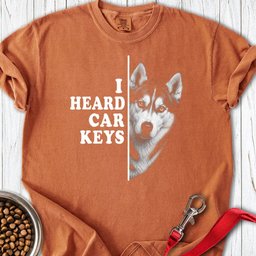 Husky Car Keys Premium Tee Gift For Dog Lover