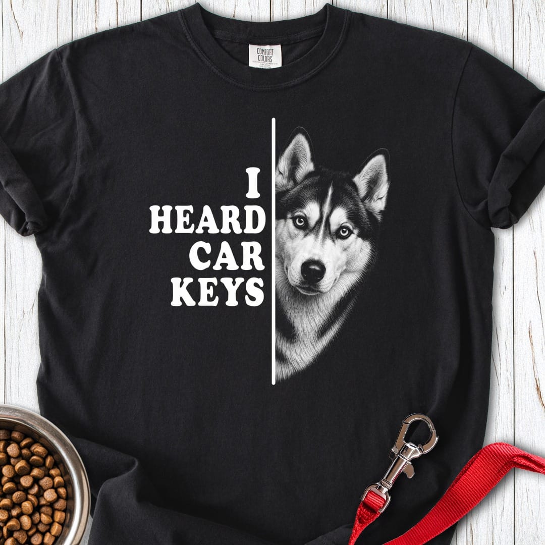 Husky Car Keys Premium Tee Gift For Dog Lover