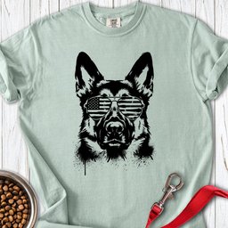 German Shepherd USA Premium Tee Gift For Dog Lover