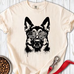 German Shepherd USA Premium Tee Gift For Dog Lover