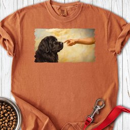God Creates Newfoundland Premium Tee Gift For Dog Lover