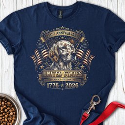 English Setter USA T Shirt Gift For Dog Lover