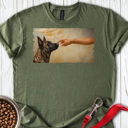 God Creates Dutch Shepherd T Shirt Gift For Dog Lover
