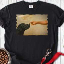God Creates Black Lab Premium Tee Gift For Dog Lover