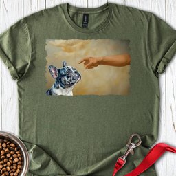 God Creates Merle French Bulldog T Shirt Gift For Dog Lover