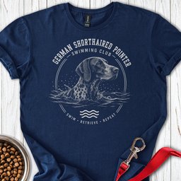 German Shorthaired Pointer Swimming Club T Shirt Gift For Dog Lover