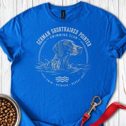 German Shorthaired Pointer Swimming Club T Shirt Gift For Dog Lover
