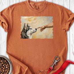 God Creates Husky Premium Tee Gift For Dog Lover