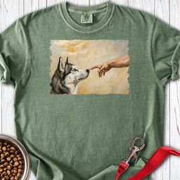 God Creates Husky Premium Tee Gift For Dog Lover
