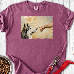 God Creates Husky Premium Tee Gift For Dog Lover