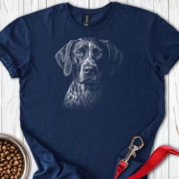 German Shorthaired Pointer Engraved T Shirt Gift For Dog Lover