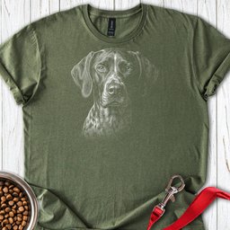 German Shorthaired Pointer Engraved T Shirt Gift For Dog Lover