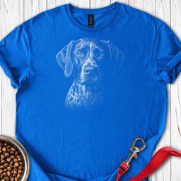 German Shorthaired Pointer Engraved T Shirt Gift For Dog Lover