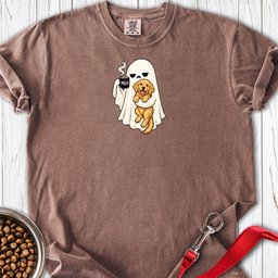 Golden Retriever Meh Ghost Premium Tee Gift For Dog Lover